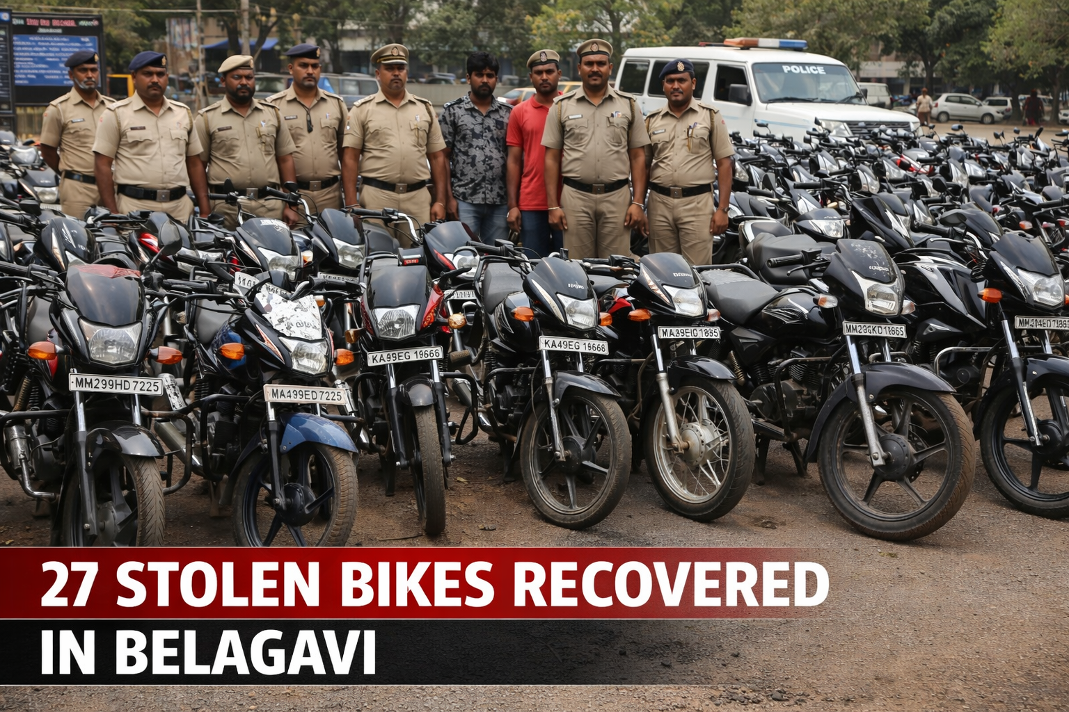 27 Stolen Bikes Recovered