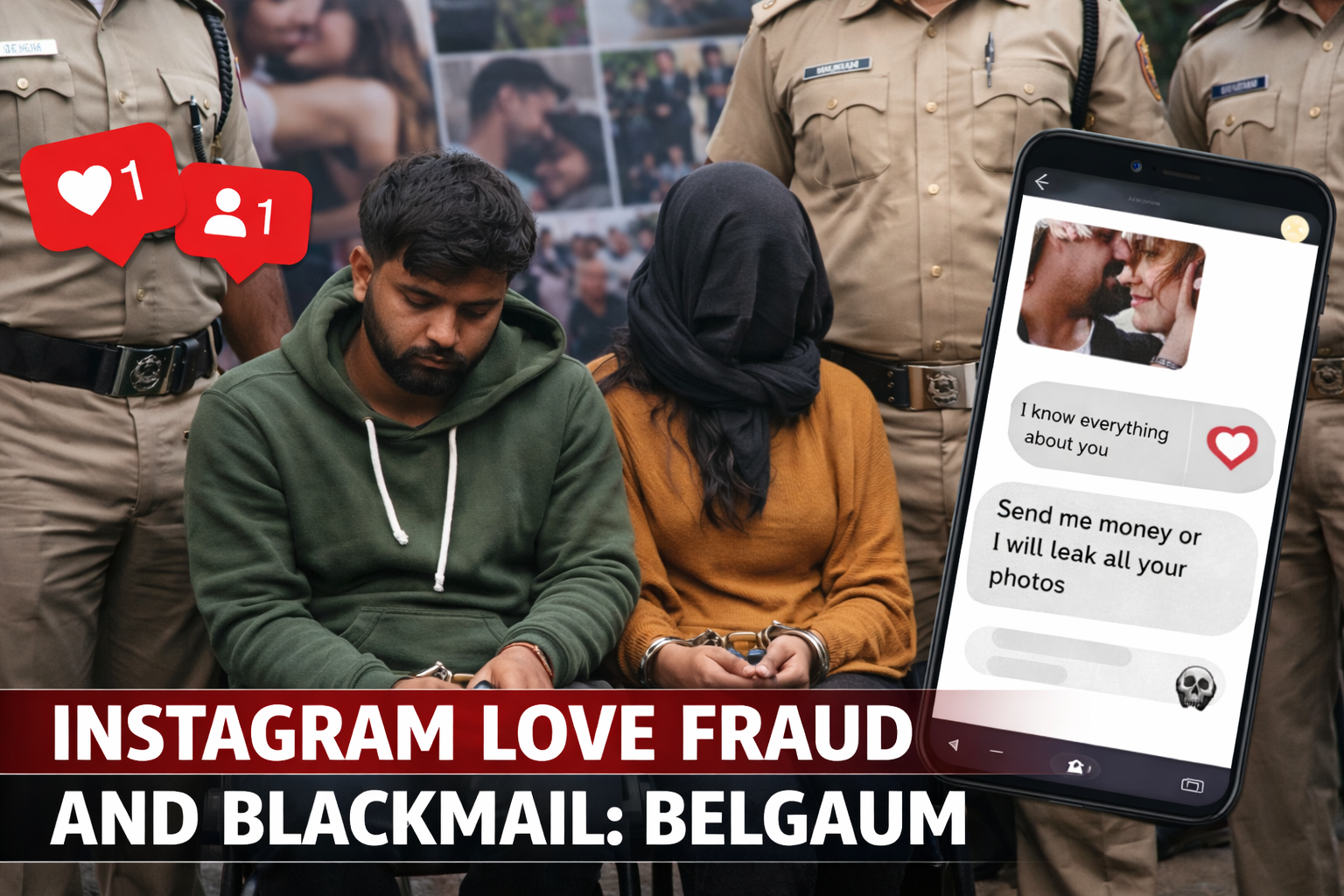Instagram Love Fraud and Blackmail