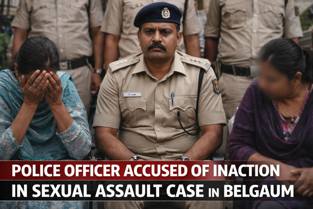 Police Officer Accused of Inaction in Sexual Assault Case police officer facing serious accusations in belgaum